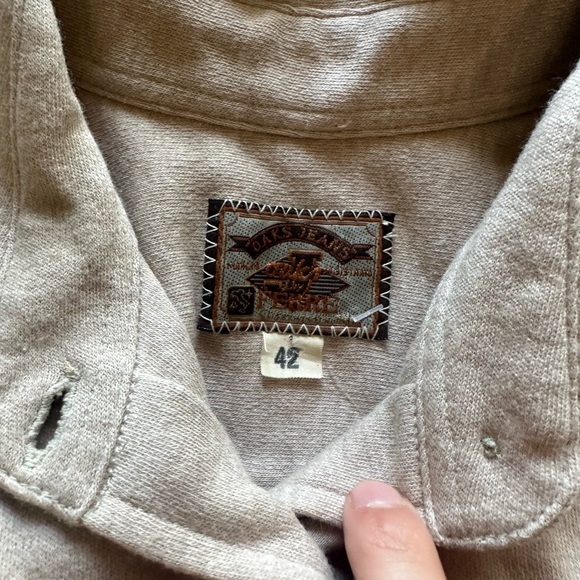 💓 Western style brown button down coat jacket medium new - Picture 2 of 2